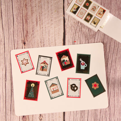 Briefmarken-Sticker-Set "Weihnachten"