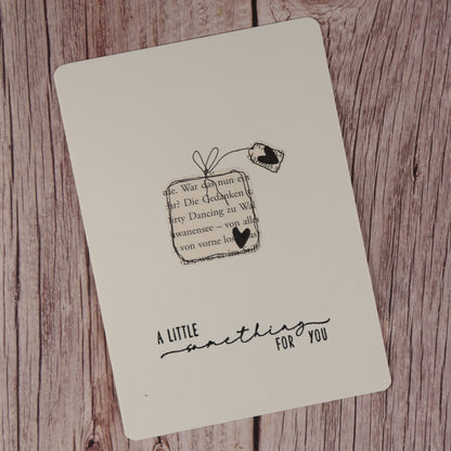 Stempel "A little something for you"