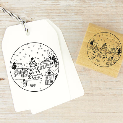 Stempel "Winterdorf"