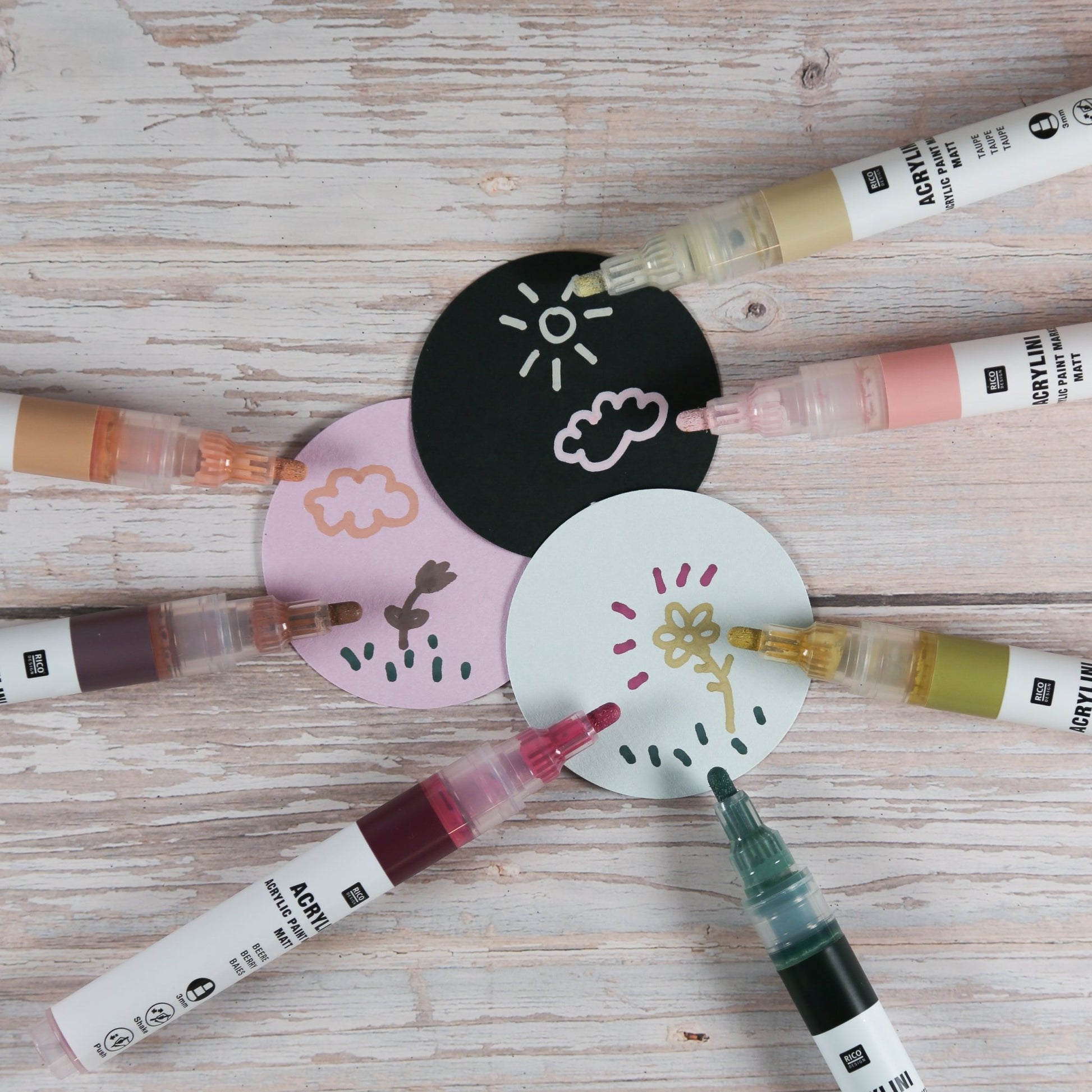 Acrylmarker Set "Earthy Colours" - IN LOVE WITH PAPER