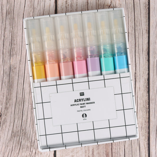 Acrylmarker Set "Pastel Colours"