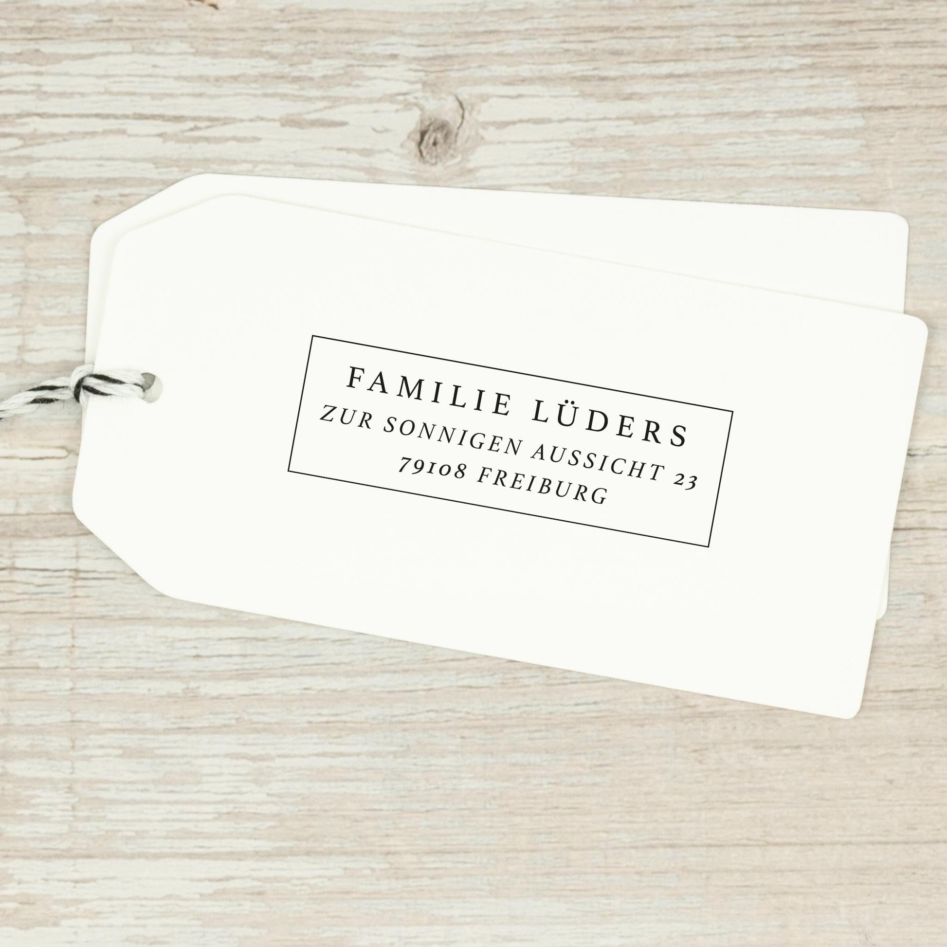 Adressstempel "Freiburg" - IN LOVE WITH PAPER