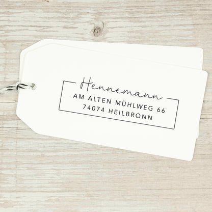 Adressstempel "Heilbronn" - IN LOVE WITH PAPER
