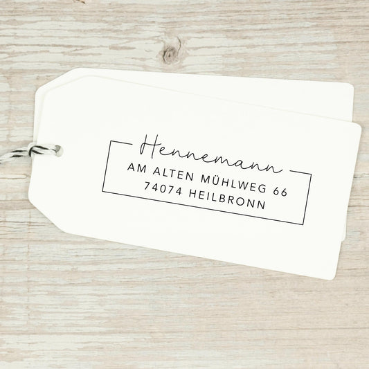 Adressstempel "Heilbronn" - IN LOVE WITH PAPER