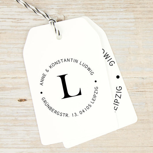 Adressstempel "Leipzig" (in zwei Größen) - IN LOVE WITH PAPER
