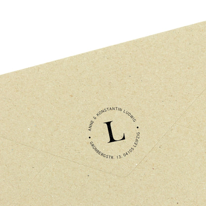Adressstempel "Leipzig" (in zwei Größen) - IN LOVE WITH PAPER