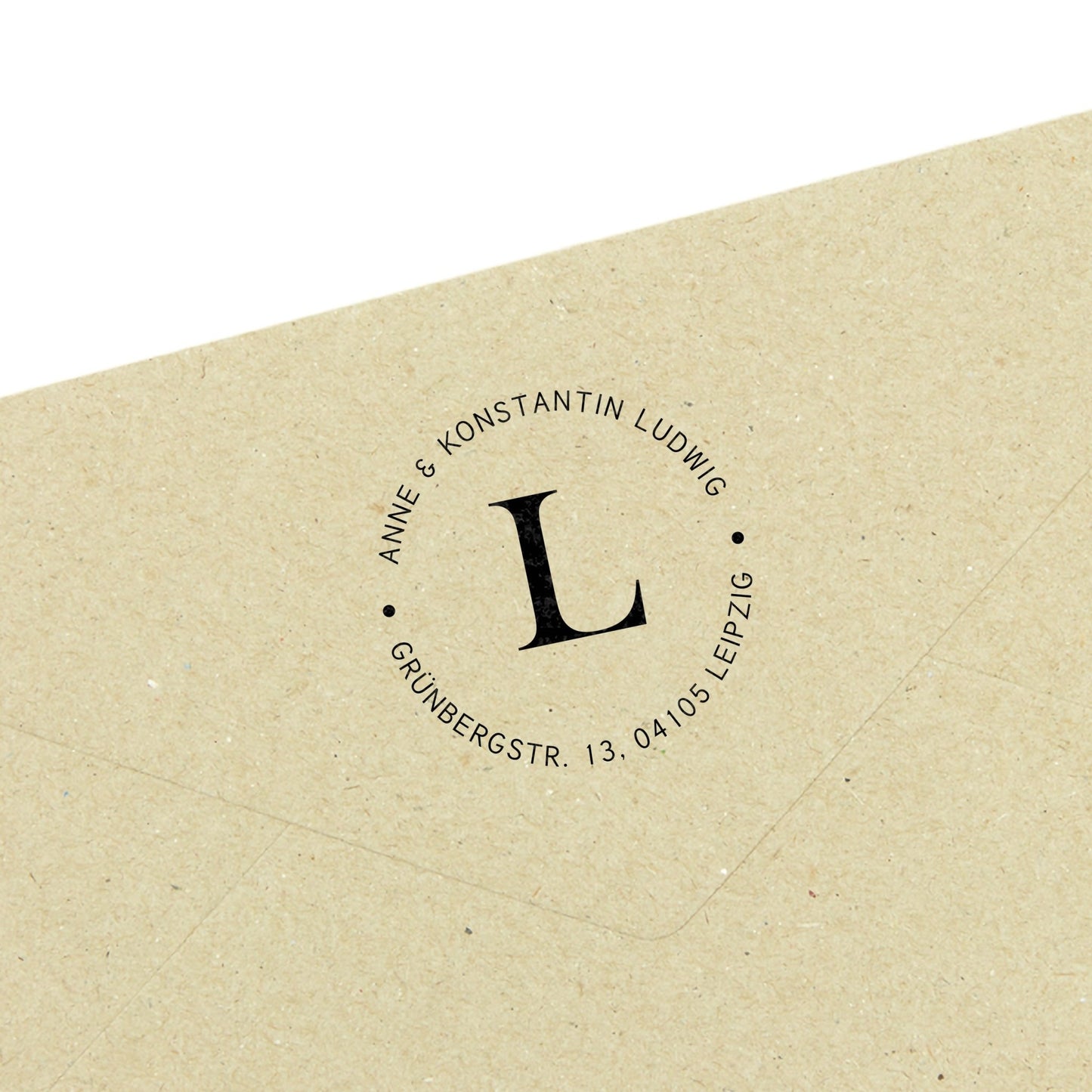 Adressstempel "Leipzig" (in zwei Größen) - IN LOVE WITH PAPER