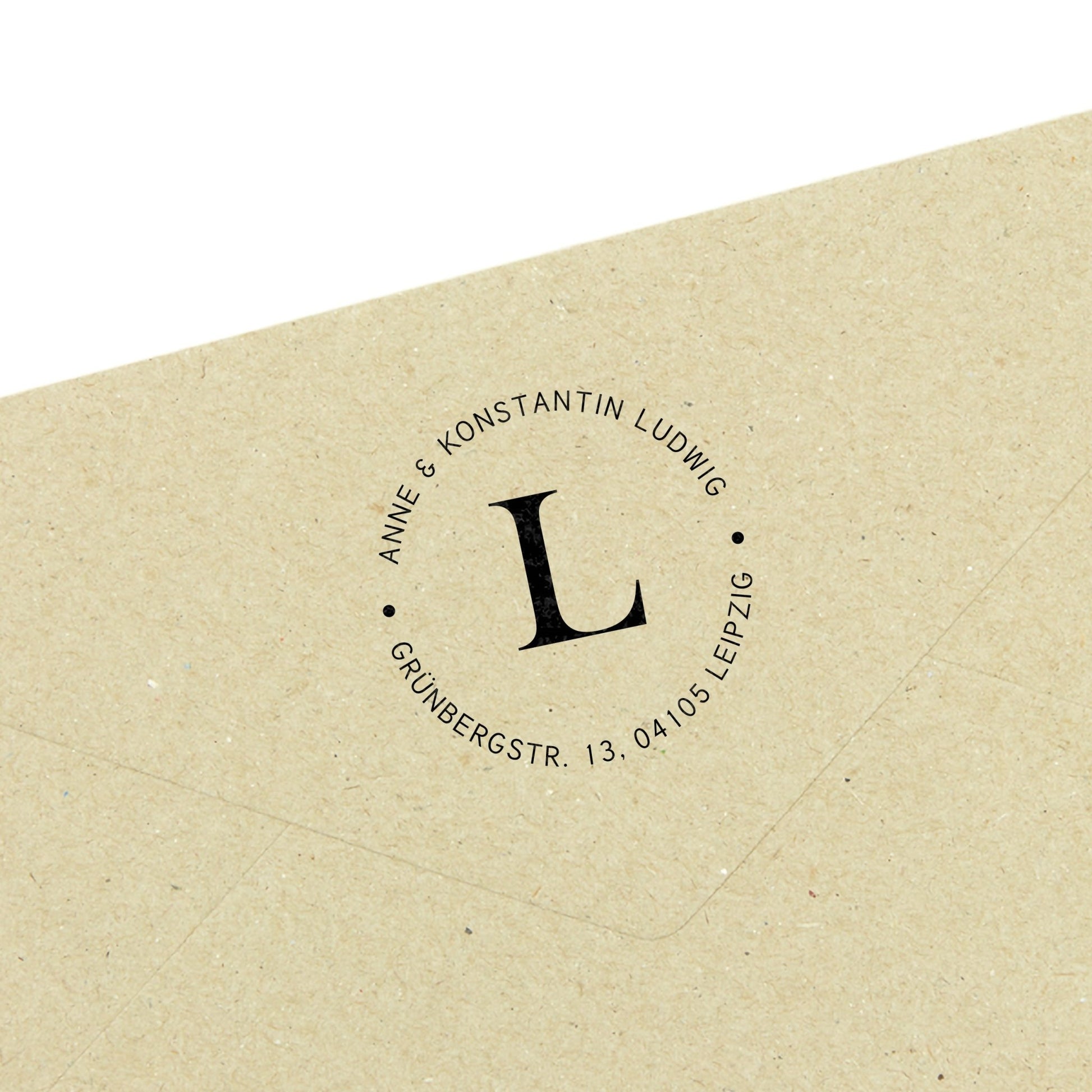 Adressstempel "Leipzig" (in zwei Größen) - IN LOVE WITH PAPER