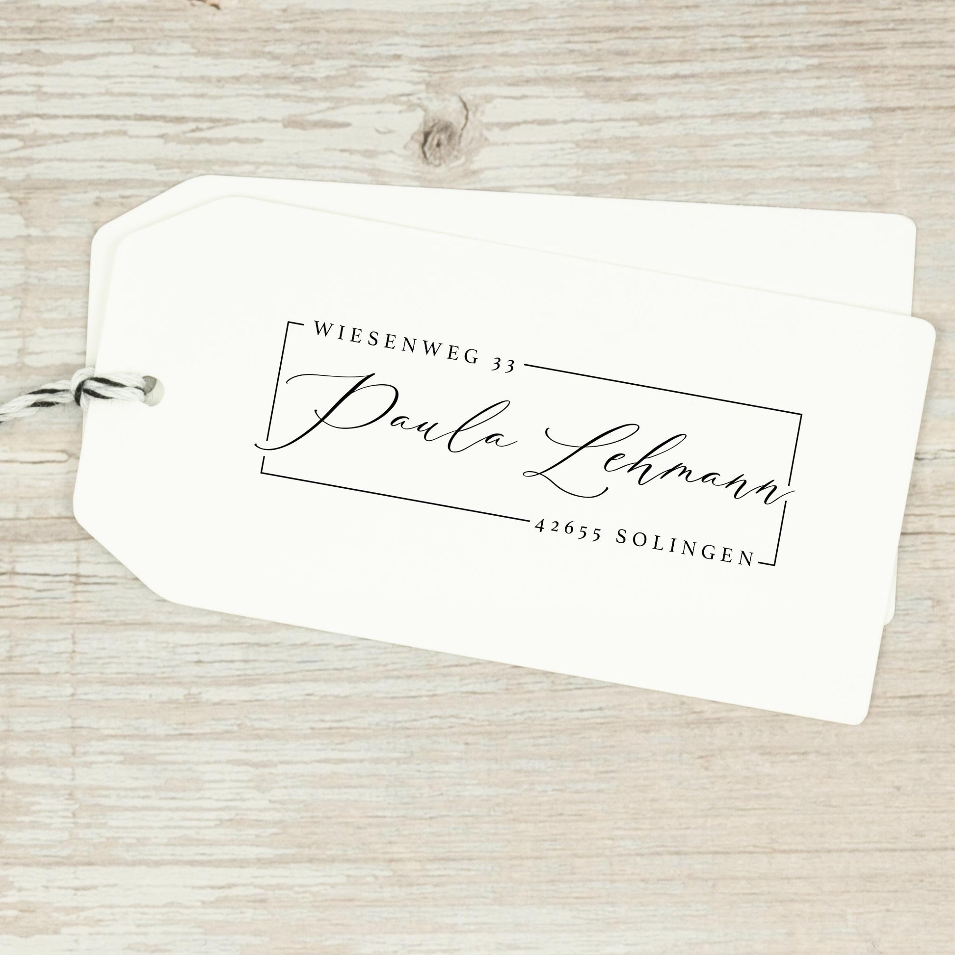 Adressstempel "Solingen" - IN LOVE WITH PAPER