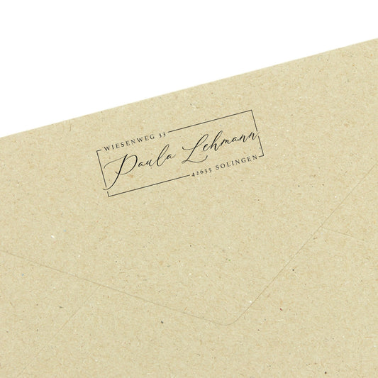 Adressstempel "Solingen" - IN LOVE WITH PAPER