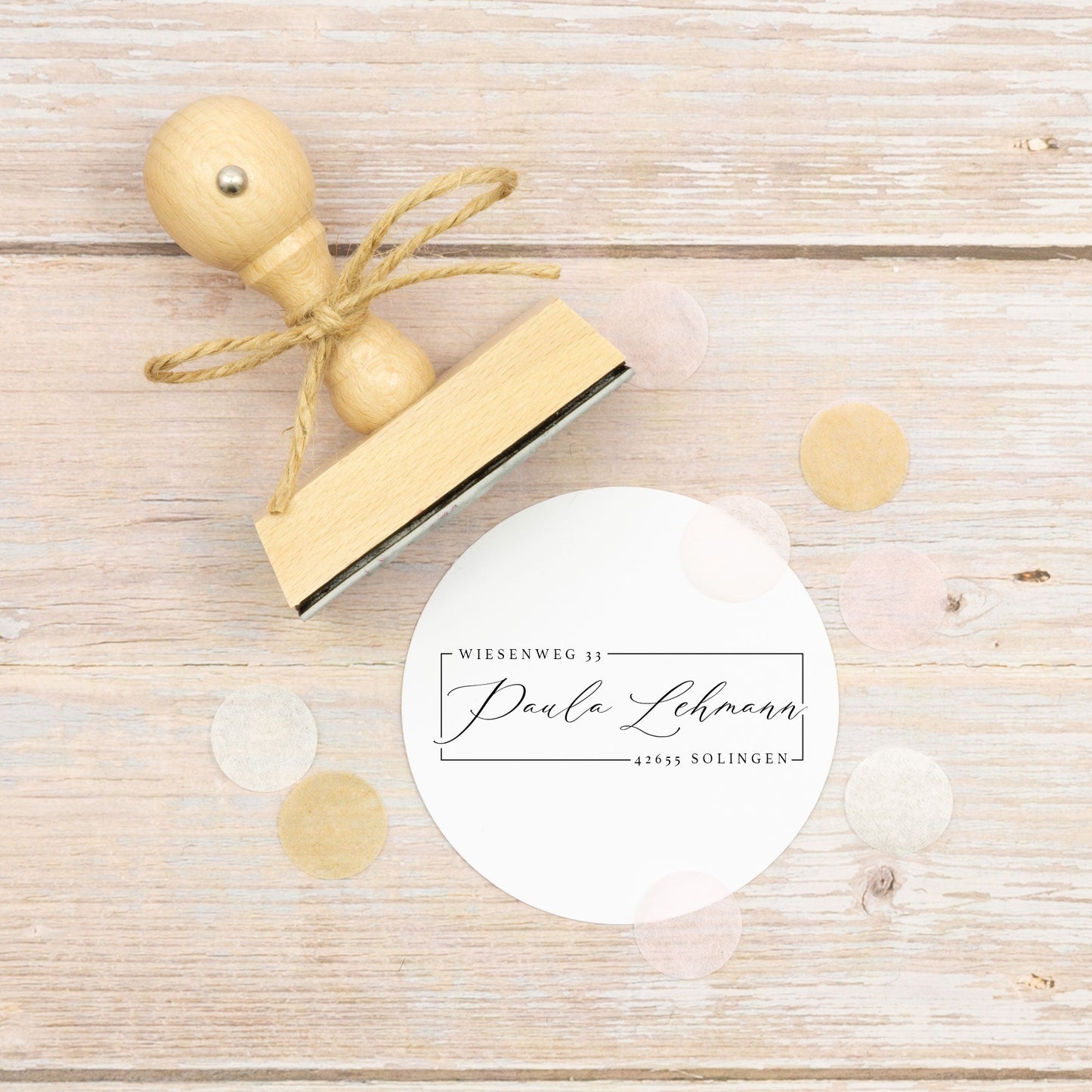 Adressstempel "Solingen" - IN LOVE WITH PAPER