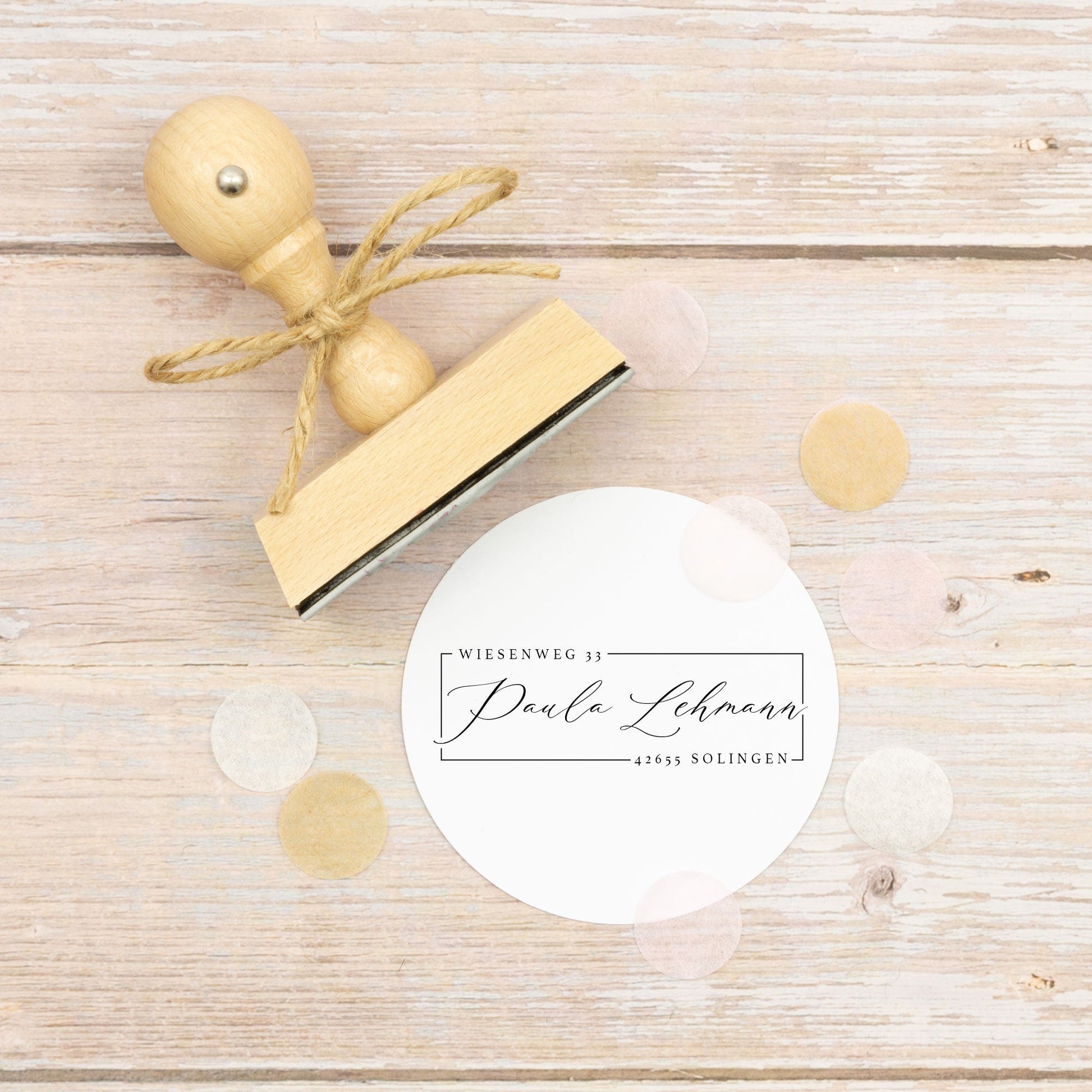 Adressstempel "Solingen" - IN LOVE WITH PAPER