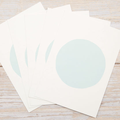 Blankokarten - Set "Dot" zum Selbstbestempeln (gemischt) - IN LOVE WITH PAPER