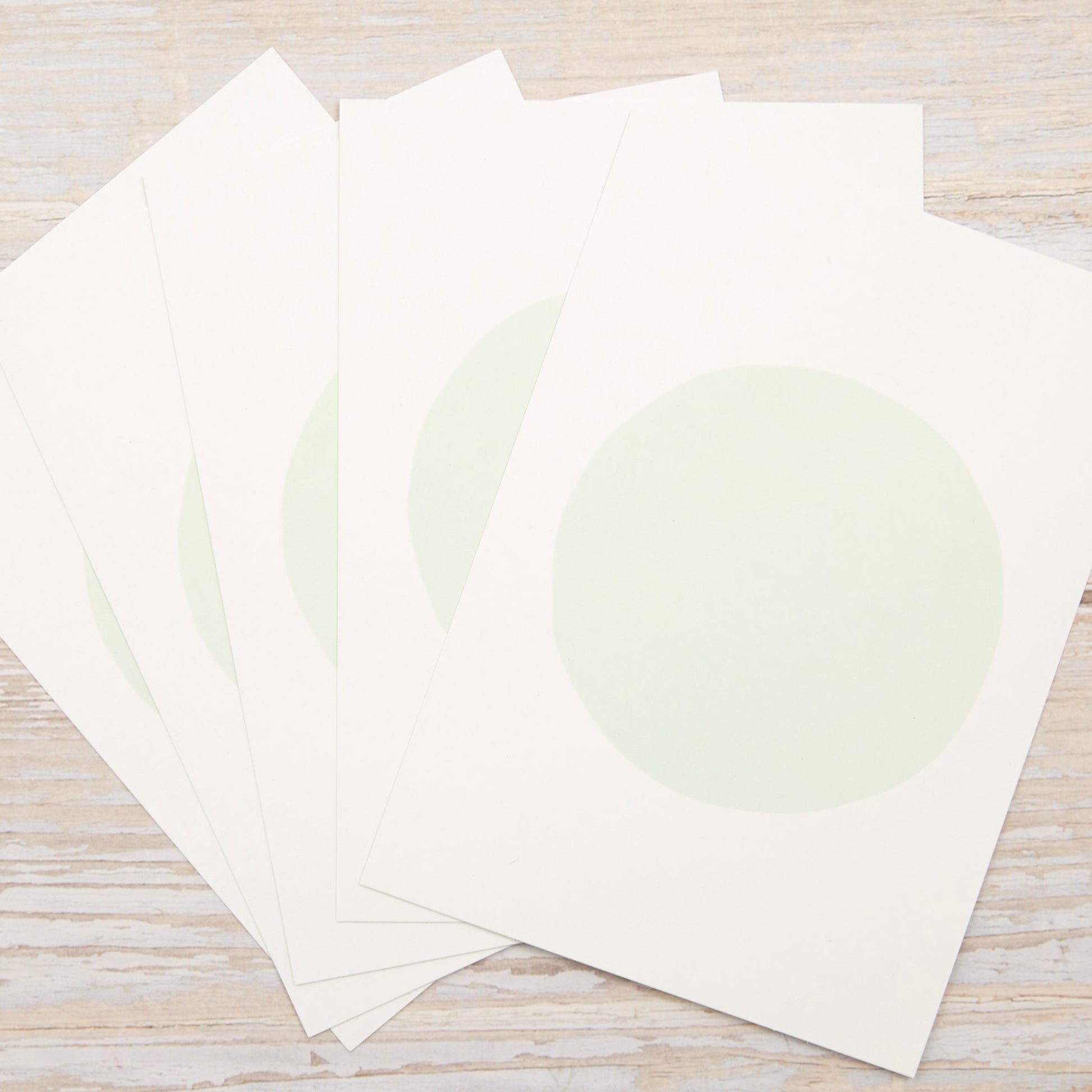 Blankokarten - Set "Dot" zum Selbstbestempeln (gemischt) - IN LOVE WITH PAPER