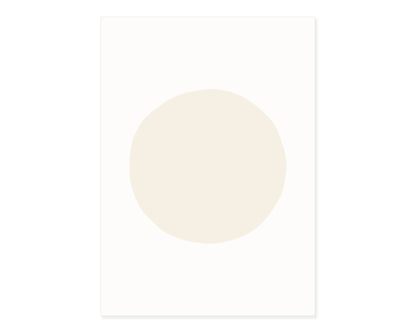Blankokarten - Set "Dot" zum Selbstbestempeln (Hellbeige) - IN LOVE WITH PAPER