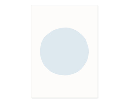 Blankokarten - Set "Dot" zum Selbstbestempeln (Hellblau) - IN LOVE WITH PAPER