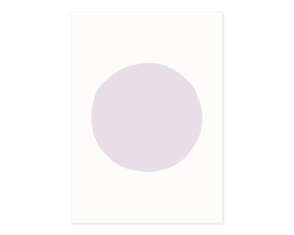 Blankokarten - Set "Dot" zum Selbstbestempeln (Lila) - IN LOVE WITH PAPER
