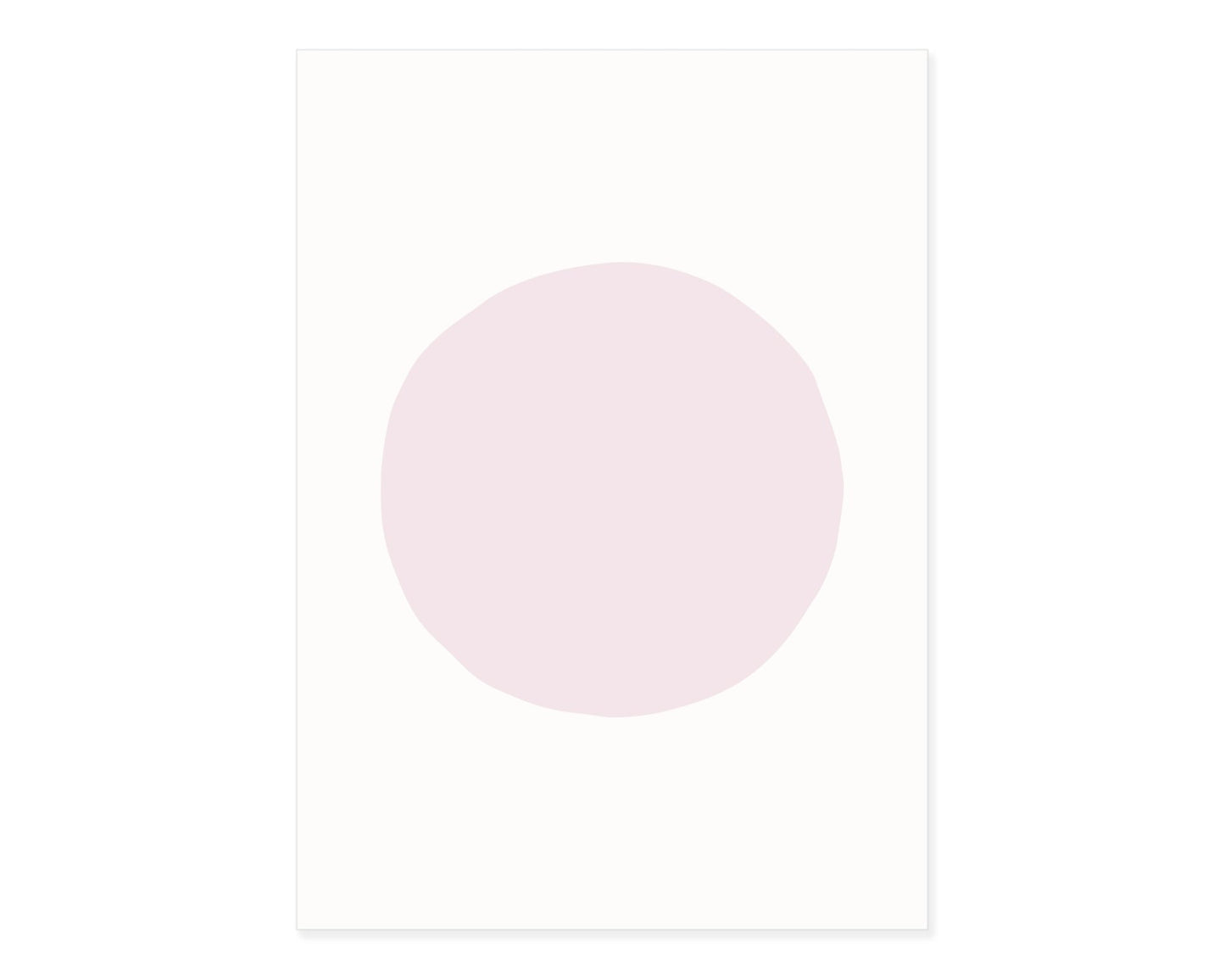 Blankokarten - Set "Dot" zum Selbstbestempeln (Pastelrosa) - IN LOVE WITH PAPER
