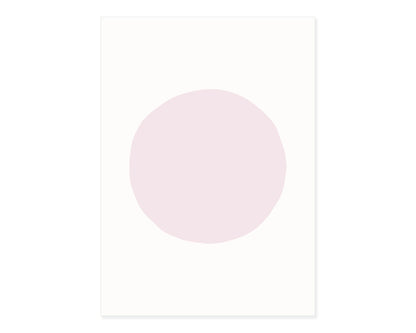 Blankokarten - Set "Dot" zum Selbstbestempeln (Pastelrosa) - IN LOVE WITH PAPER