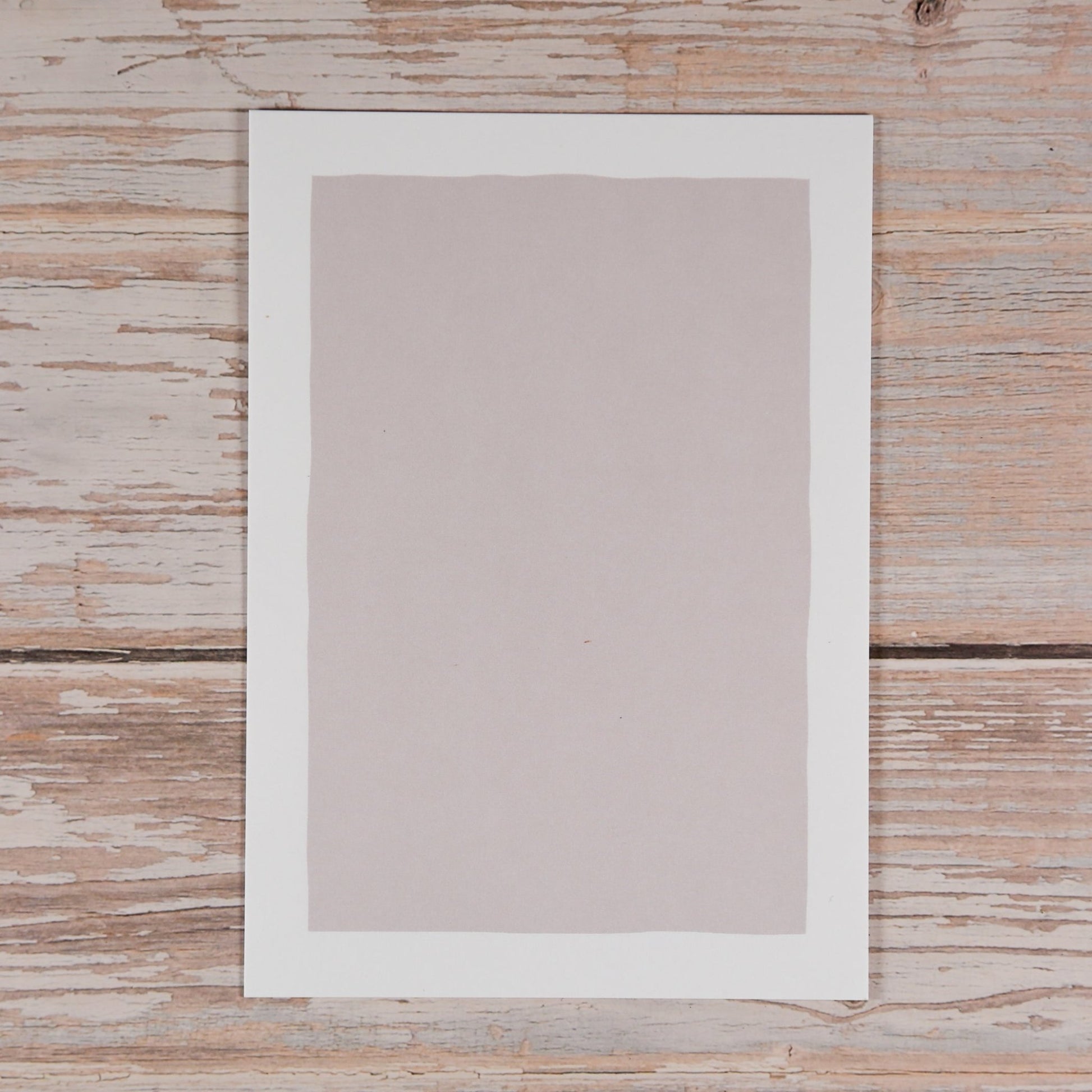 Blankokarten - Set "Frame" zum Selbstbestempeln (Graurosé) - IN LOVE WITH PAPER