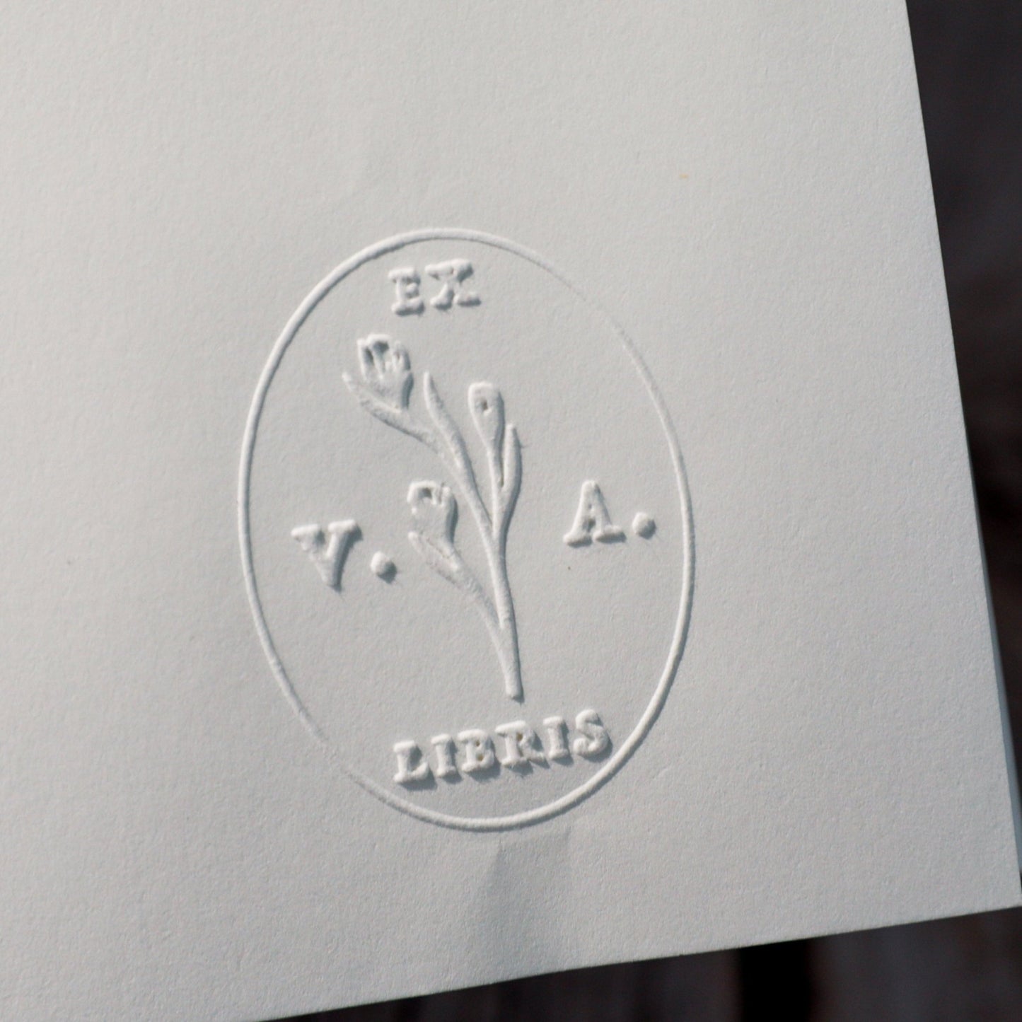 Buchprägestempel „Antiqua" - IN LOVE WITH PAPER