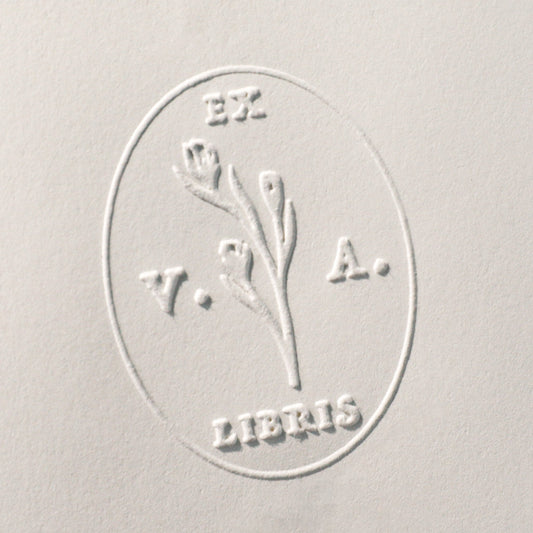 Buchprägestempel „Antiqua" - IN LOVE WITH PAPER