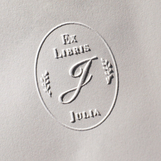 Buchprägestempel „Emblem" - IN LOVE WITH PAPER
