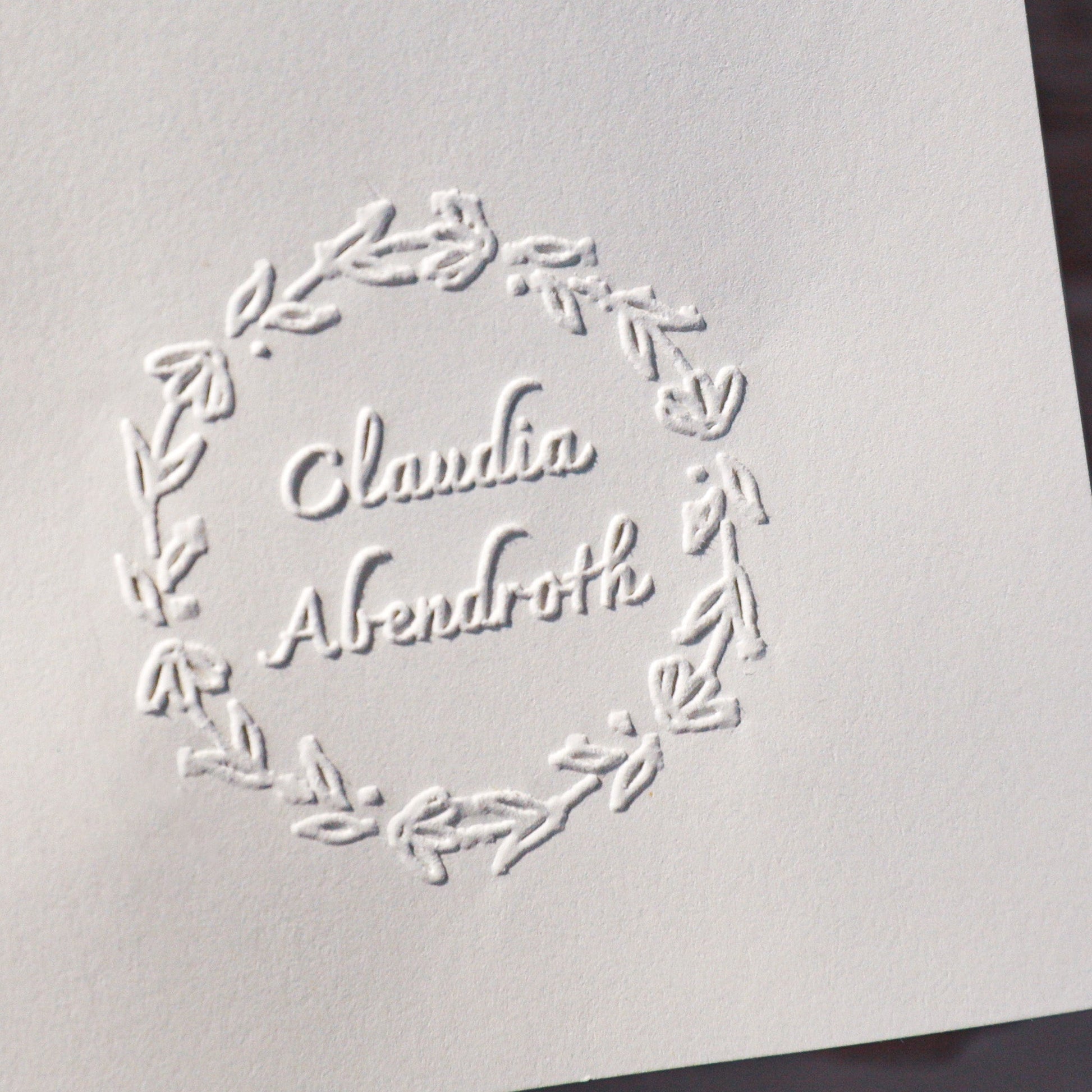 Buchprägestempel „Gänseblümchen" - IN LOVE WITH PAPER