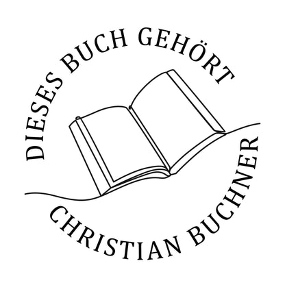 Buchprägestempel "Lesenarr" - IN LOVE WITH PAPER