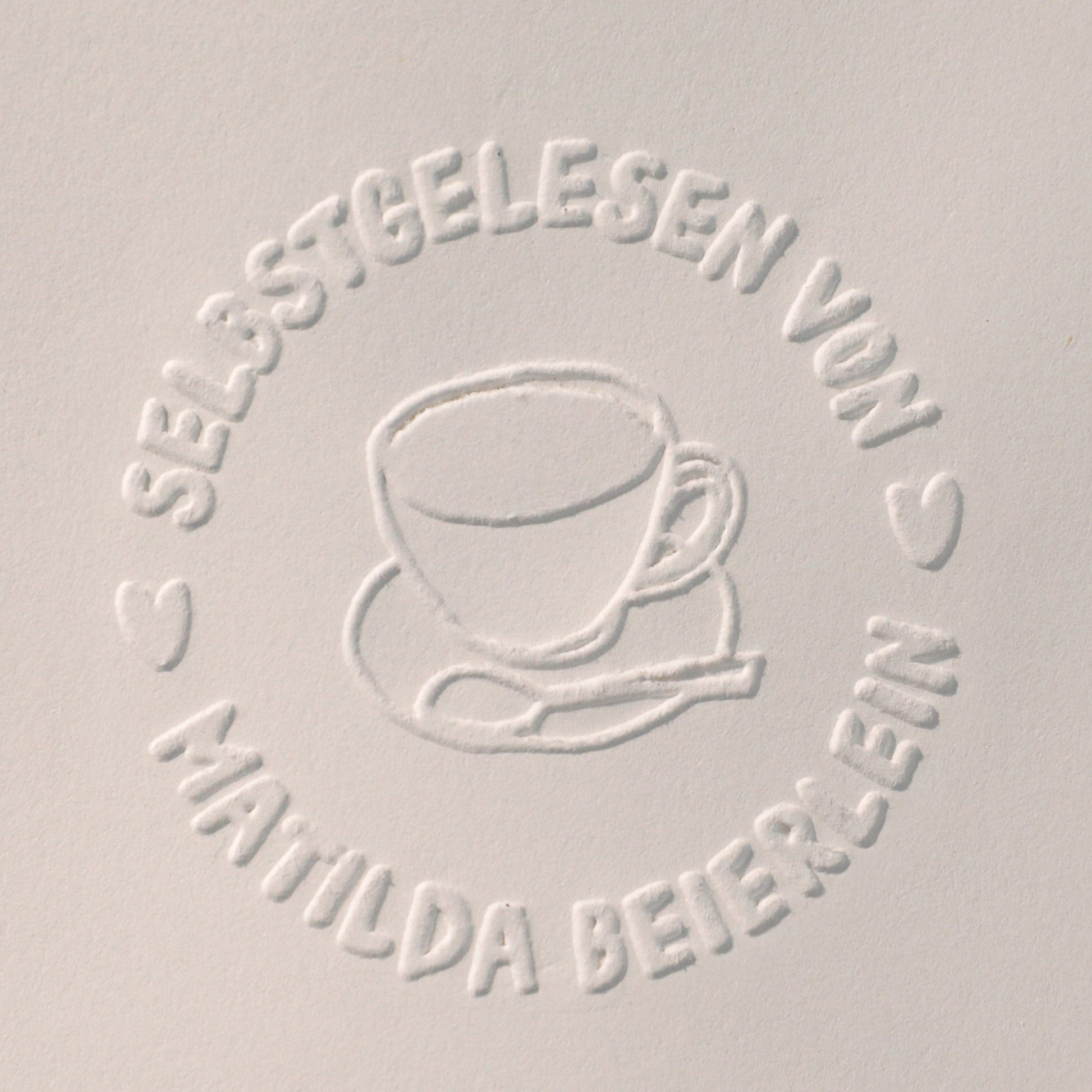 Buchprägestempel "Lieblingszeile" - IN LOVE WITH PAPER