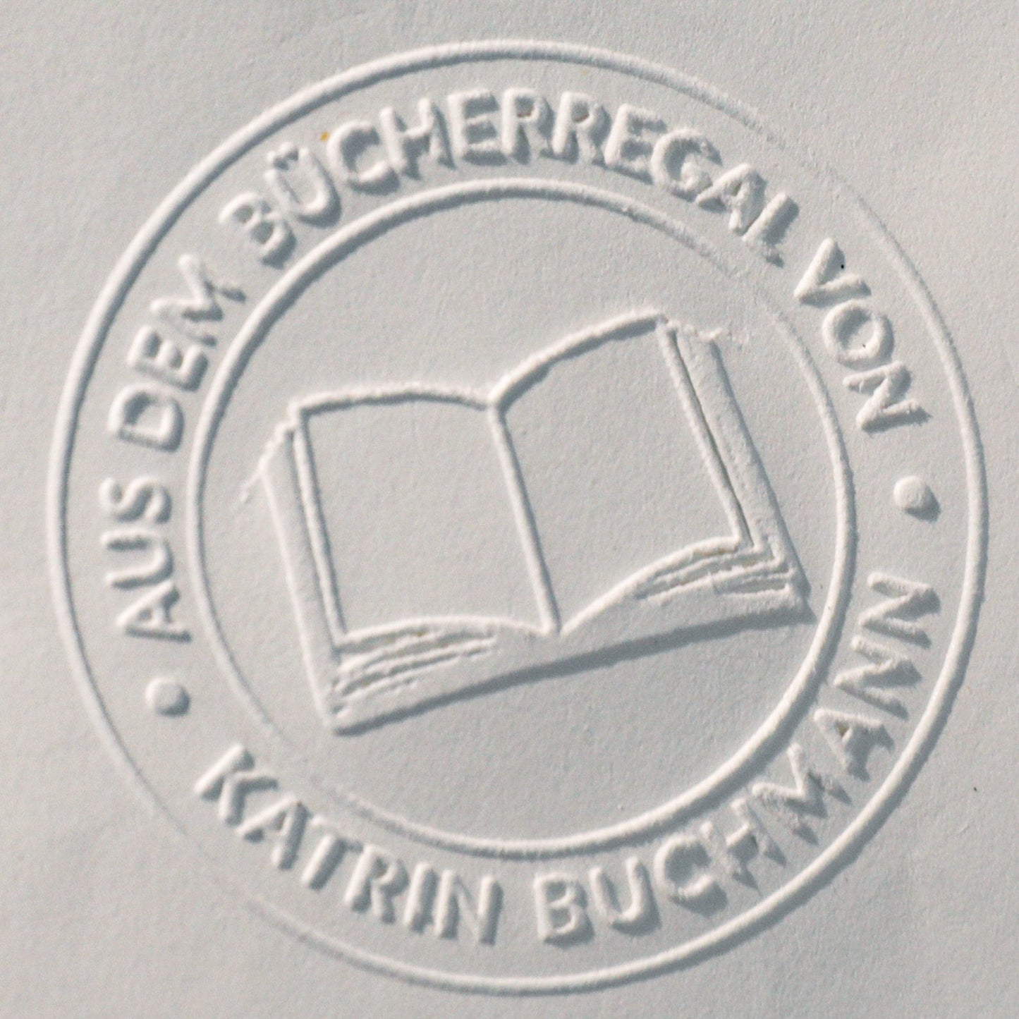 Buchprägestempel "Schlaufux" - IN LOVE WITH PAPER