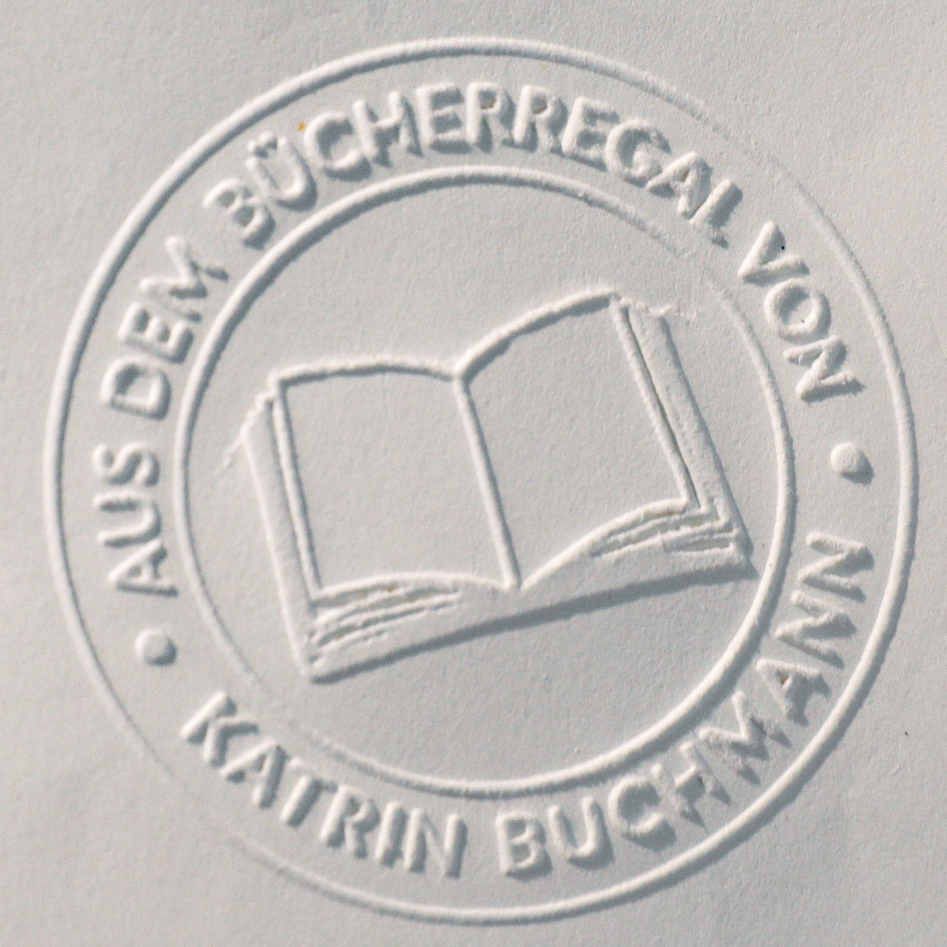 Buchprägestempel "Schlaufux" - IN LOVE WITH PAPER
