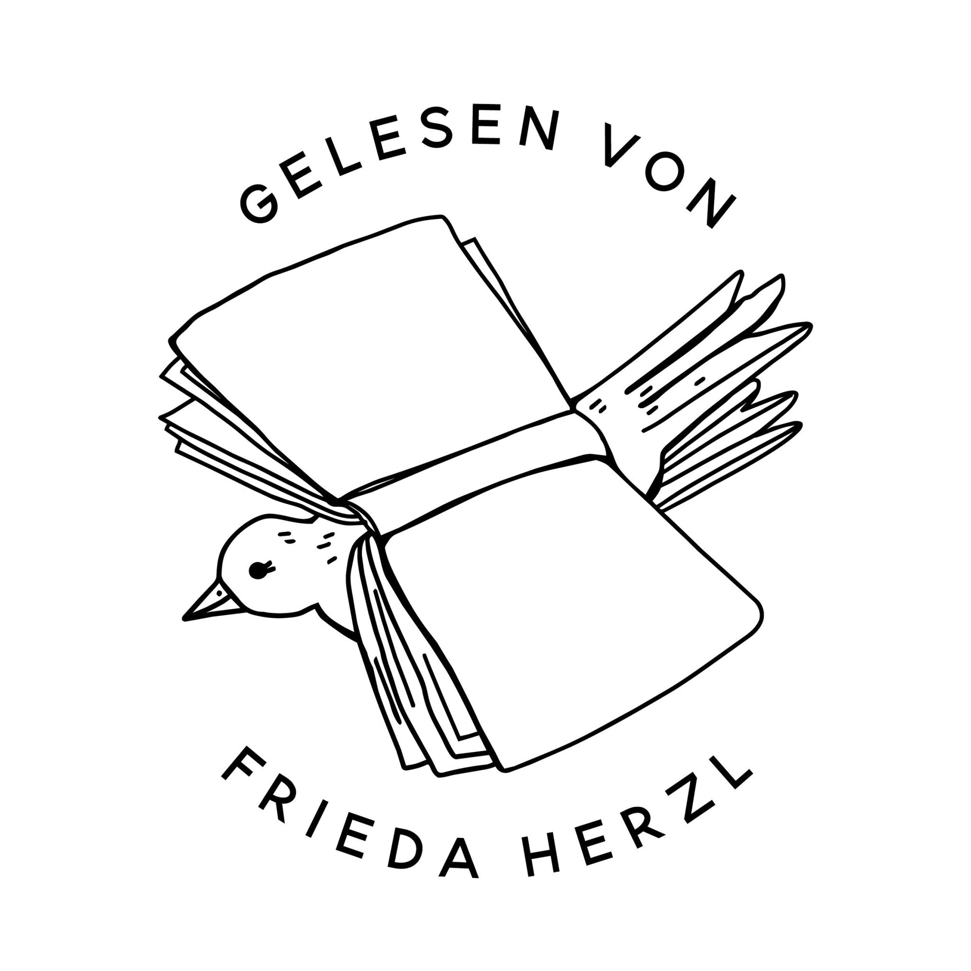 Buchprägestempel „Wortflügel" - IN LOVE WITH PAPER