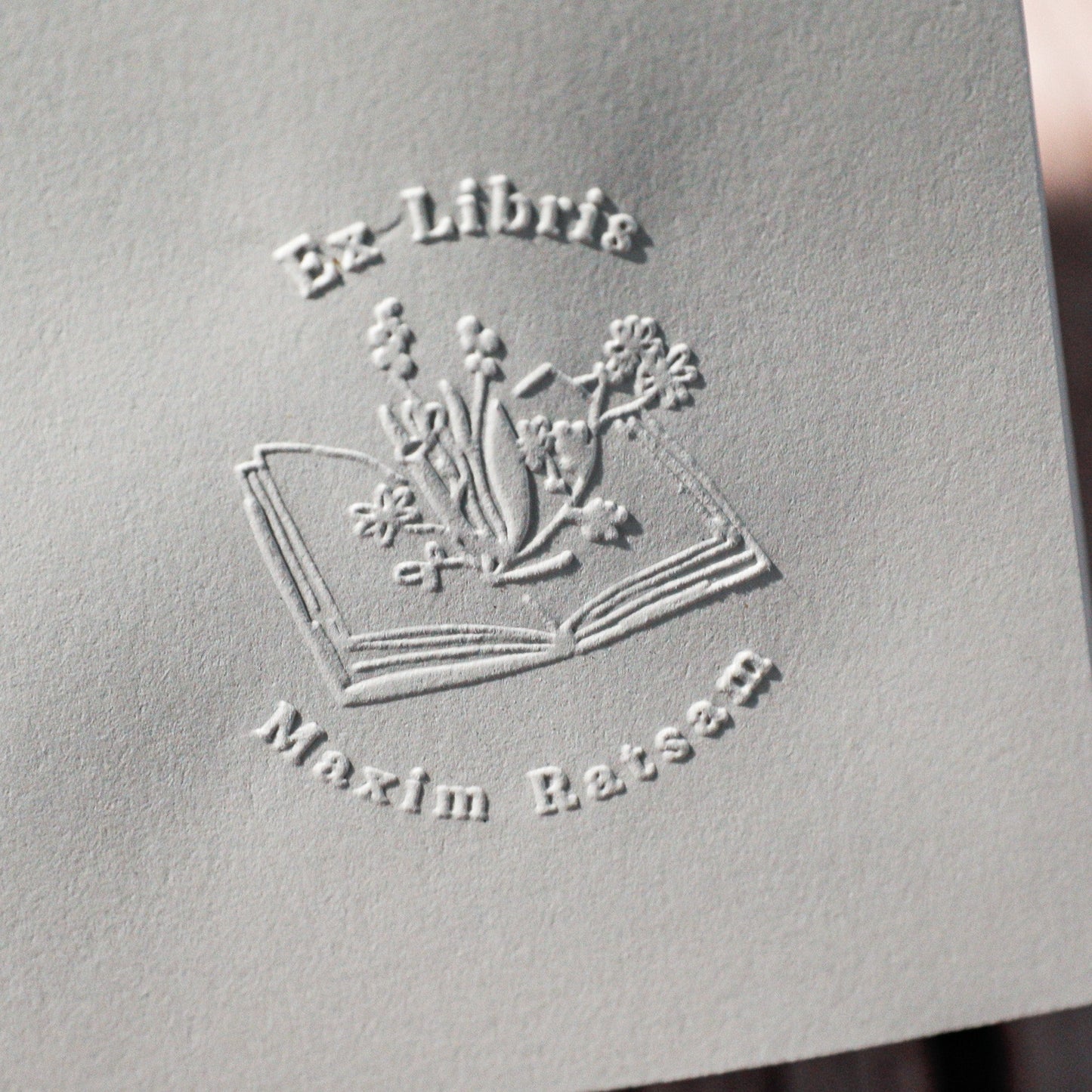 Buchprägestempel „Wortpflanze" - IN LOVE WITH PAPER