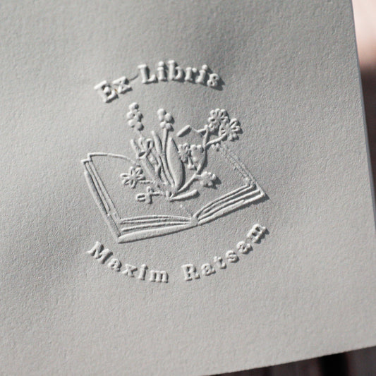 Buchprägestempel „Wortpflanze" - IN LOVE WITH PAPER