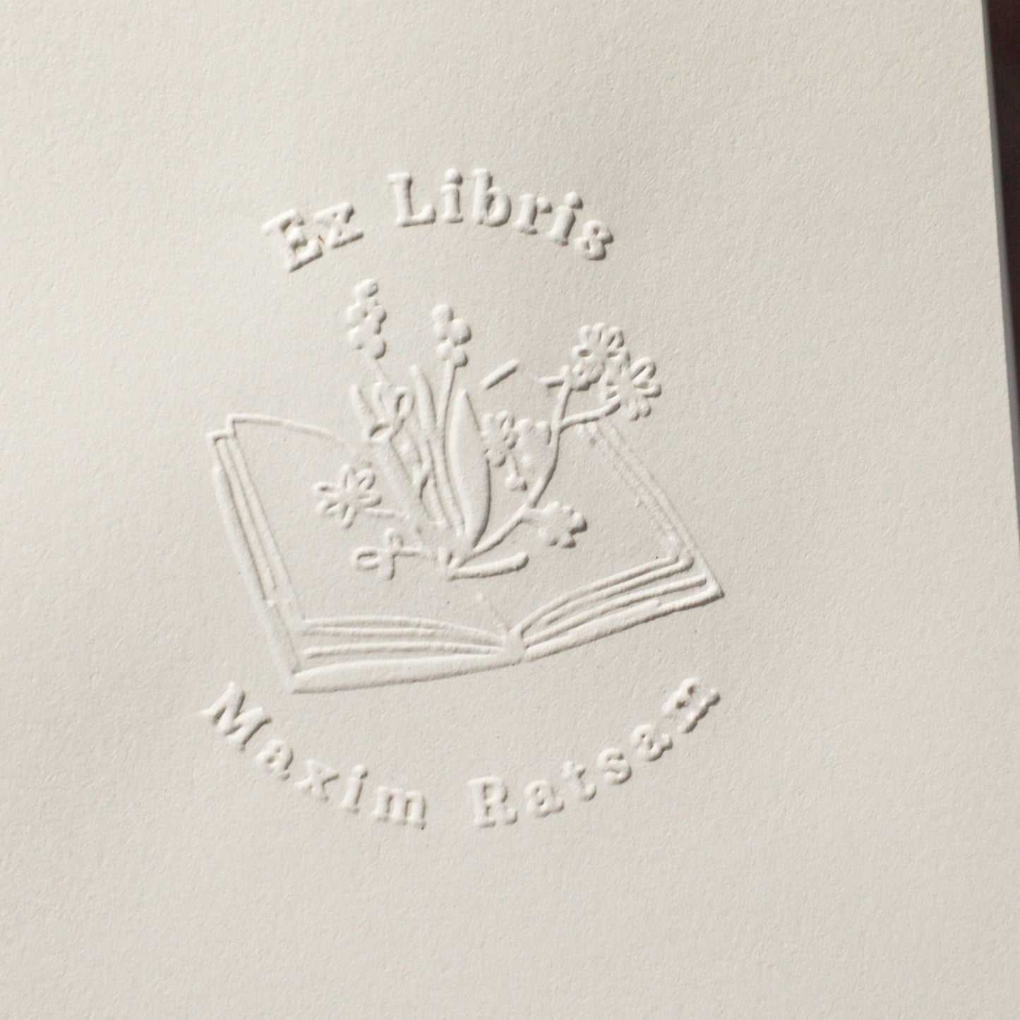 Buchprägestempel „Wortpflanze" - IN LOVE WITH PAPER
