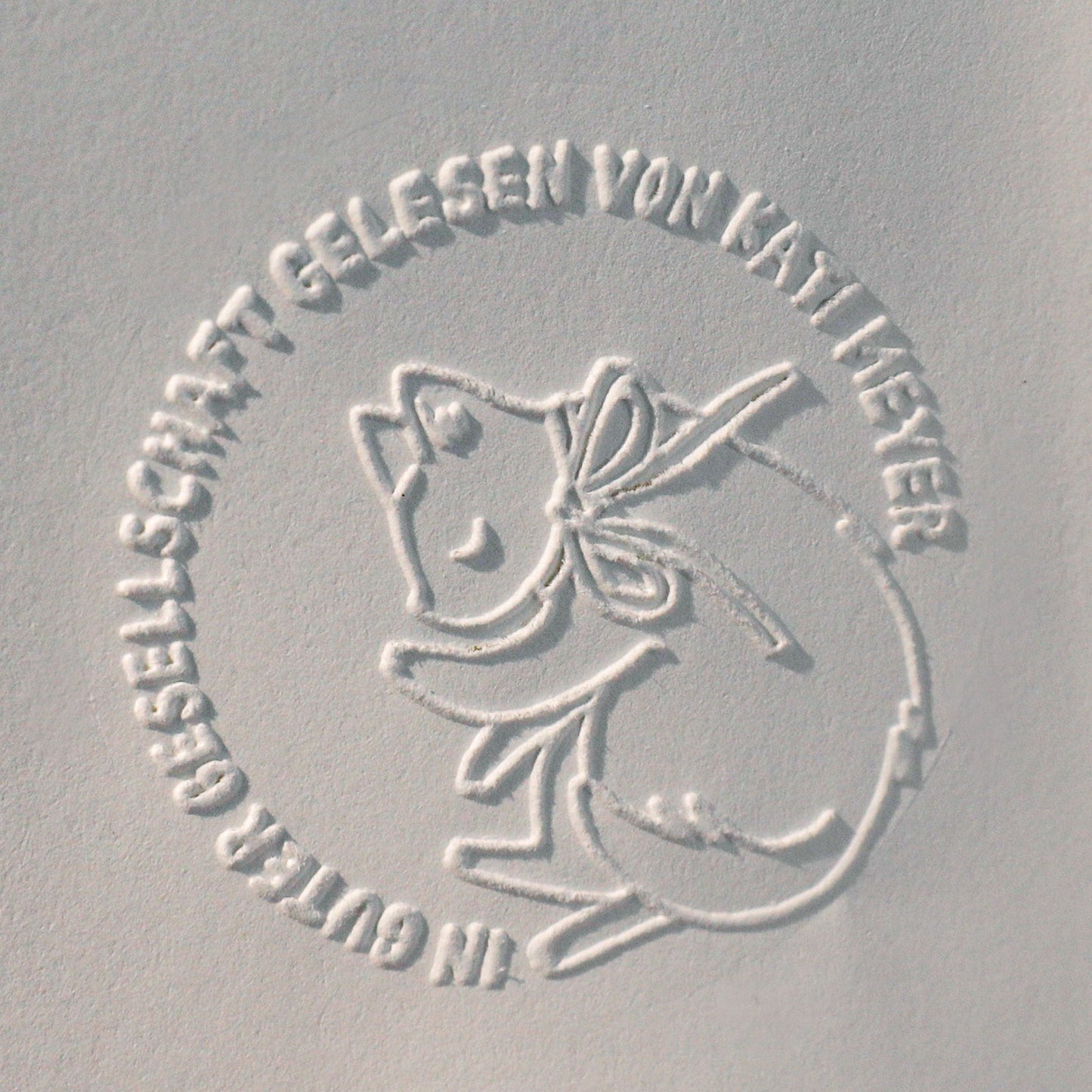 Buchprägestempel "Wortschatz" - IN LOVE WITH PAPER