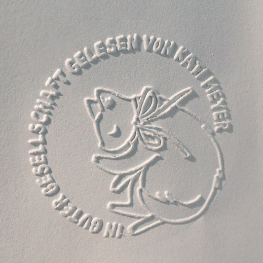 Buchprägestempel "Wortschatz" - IN LOVE WITH PAPER