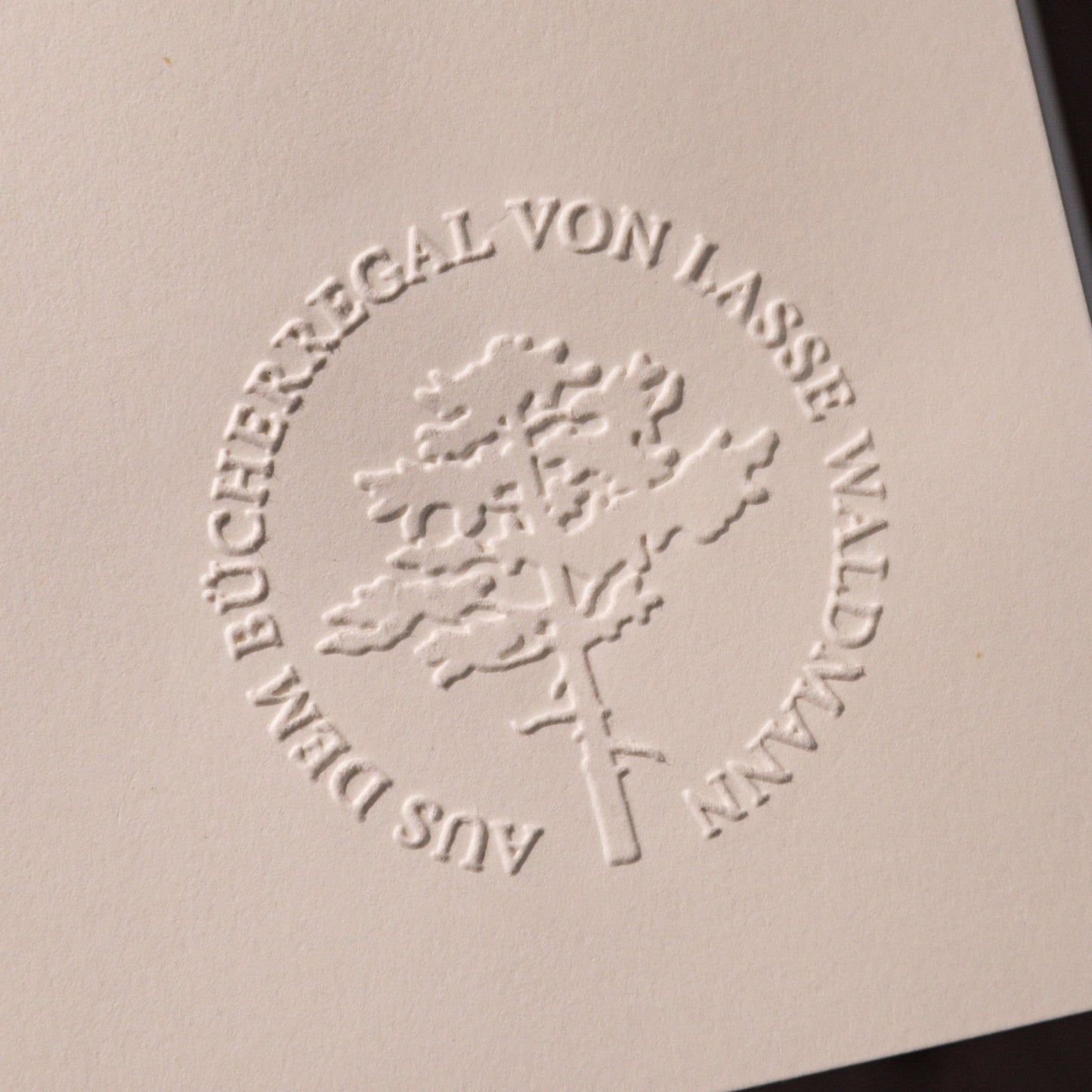 Buchprägestempel "Wortwurzeln" - IN LOVE WITH PAPER