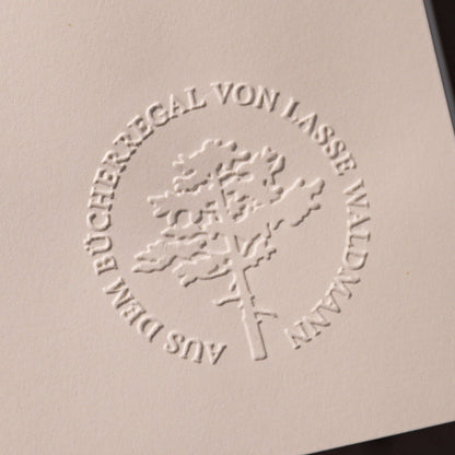 Buchprägestempel "Wortwurzeln" - IN LOVE WITH PAPER
