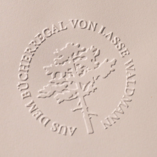 Buchprägestempel "Wortwurzeln" - IN LOVE WITH PAPER