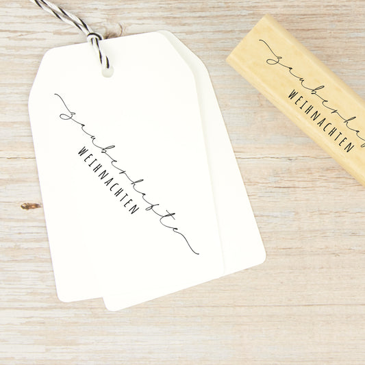Filigraner Stempel "Zauberhafte Weihnachten"