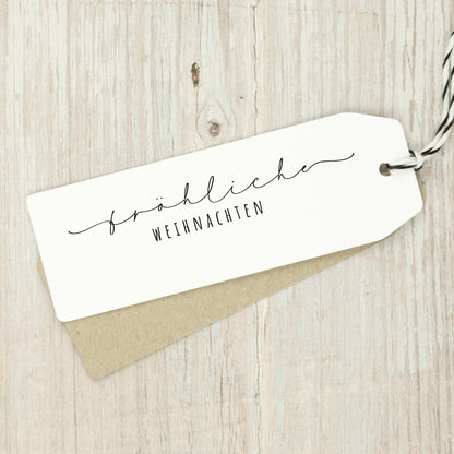 Filigraner Stempel "Fröhliche Weihnachten" - IN LOVE WITH PAPER
