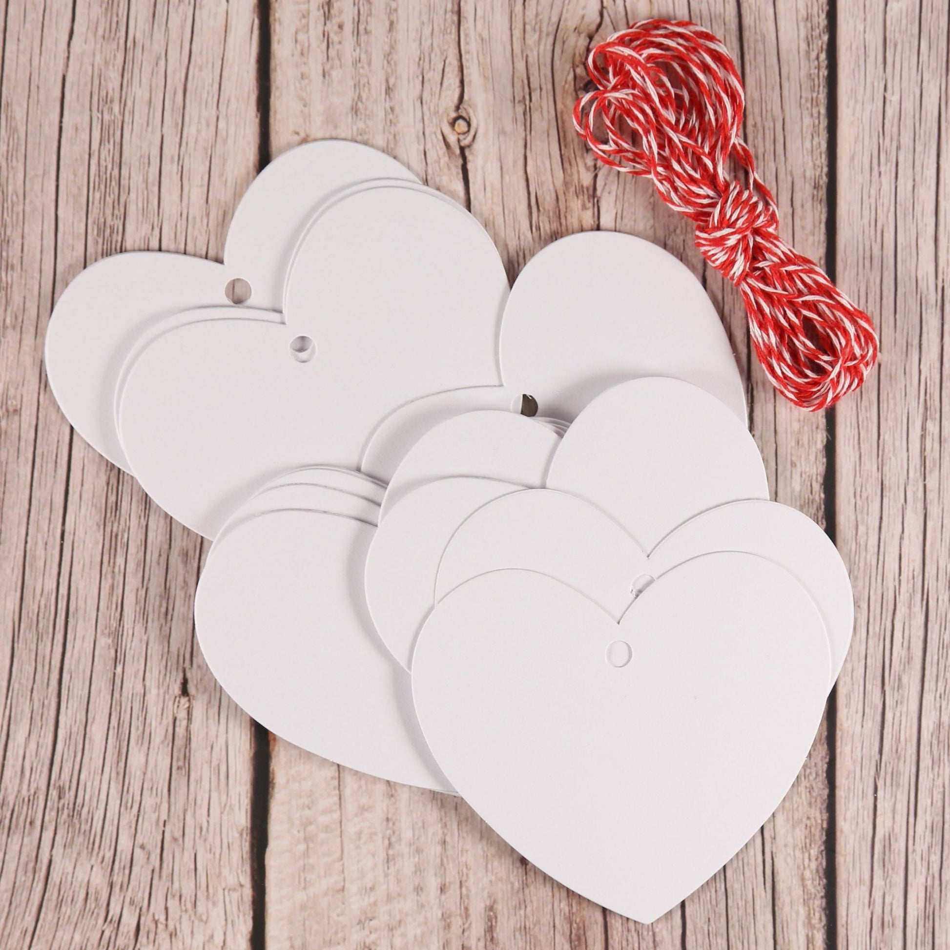Geschenkanhänger Herzen (20 Stück)