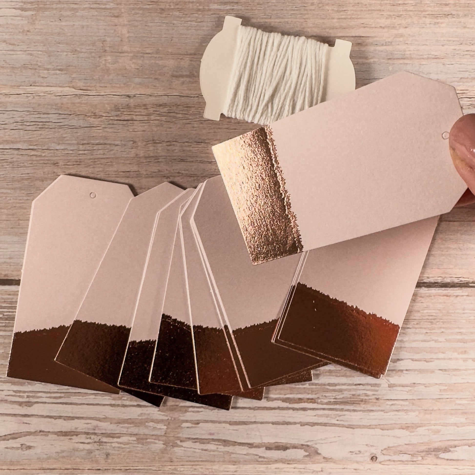 Geschenkanhänger rosé/roségold (24 Stück) - IN LOVE WITH PAPER