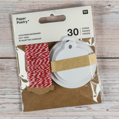Geschenkanhänger Weihnachtskugeln (30 Stück) - IN LOVE WITH PAPER