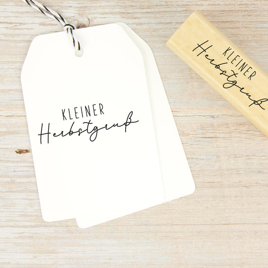 Herbststempel "Kleiner Herbstgruß" - IN LOVE WITH PAPER