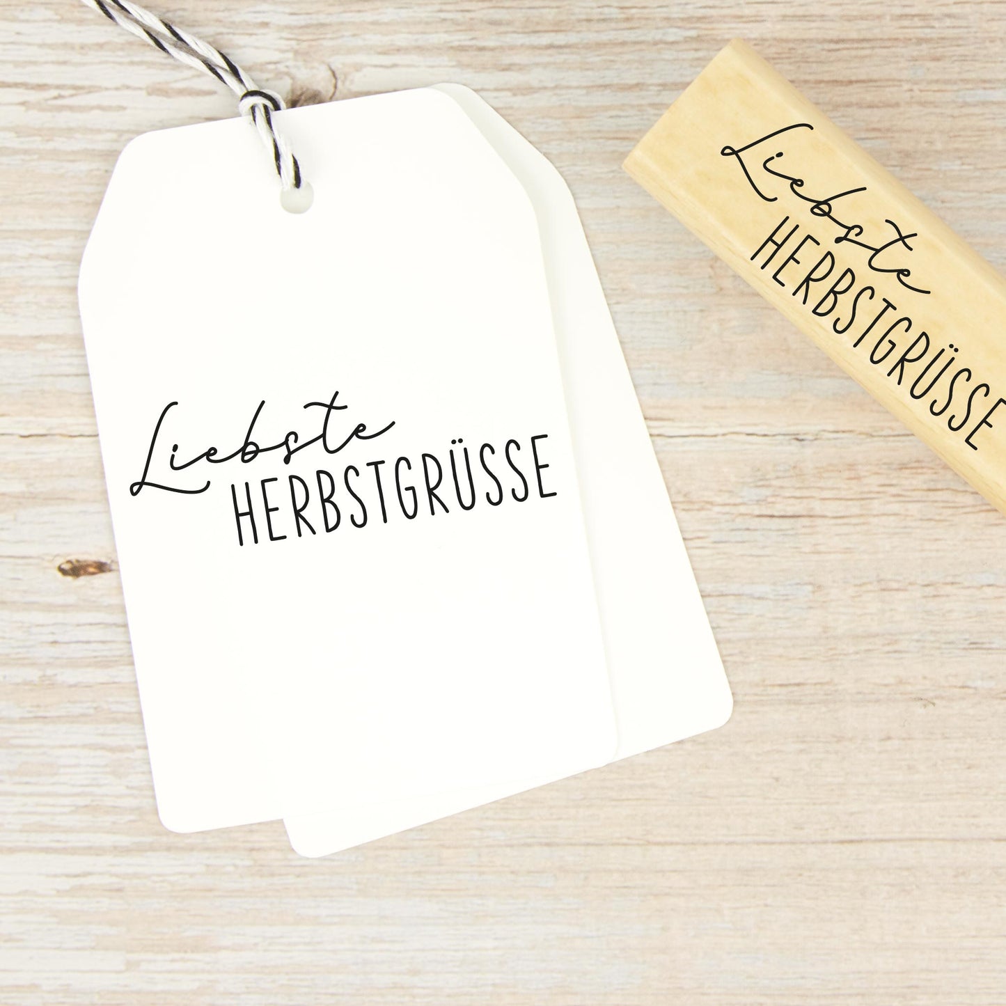 Herbststempel "Liebste Herbstgrüsse" - IN LOVE WITH PAPER