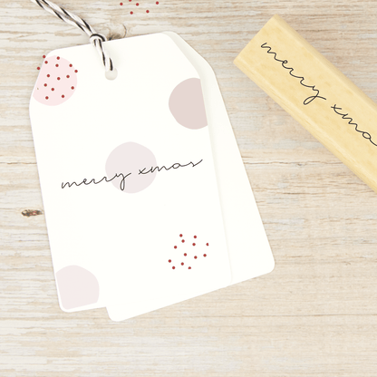 Herbststempel "Merry Xmas" - IN LOVE WITH PAPER