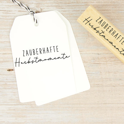 Herbststempel "Zauberhafte Herbstmomente" - IN LOVE WITH PAPER